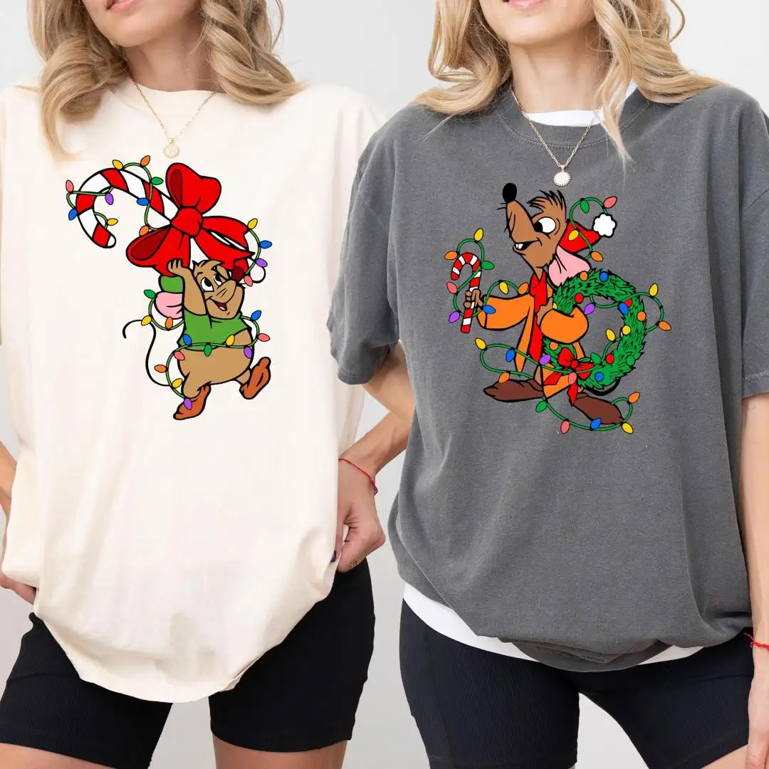 Disney Cinderella Gus Gus and Jaq Christmas Shirt