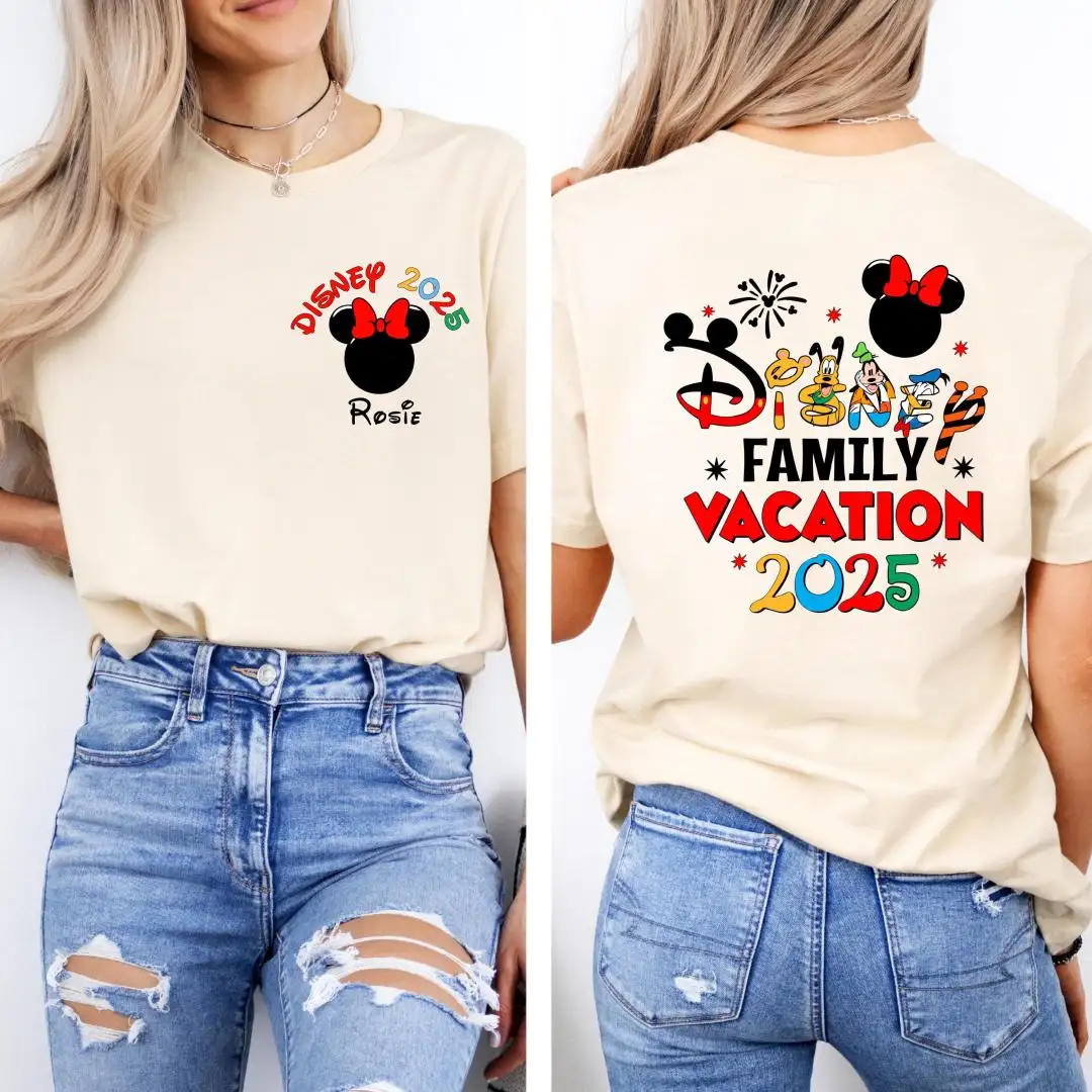 Custom Disney Family Vacation 2025 Shirt