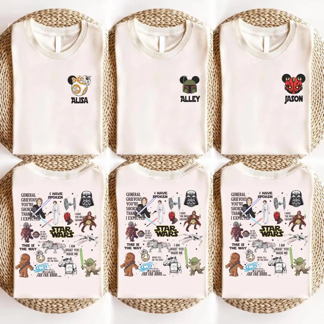 Personalized Star Wars Shirt For Disney Family Vacation