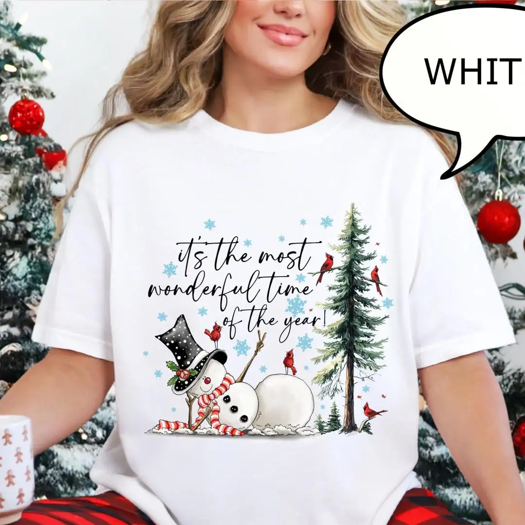 Comfort Colors Funny Snowman Christmas Shirt