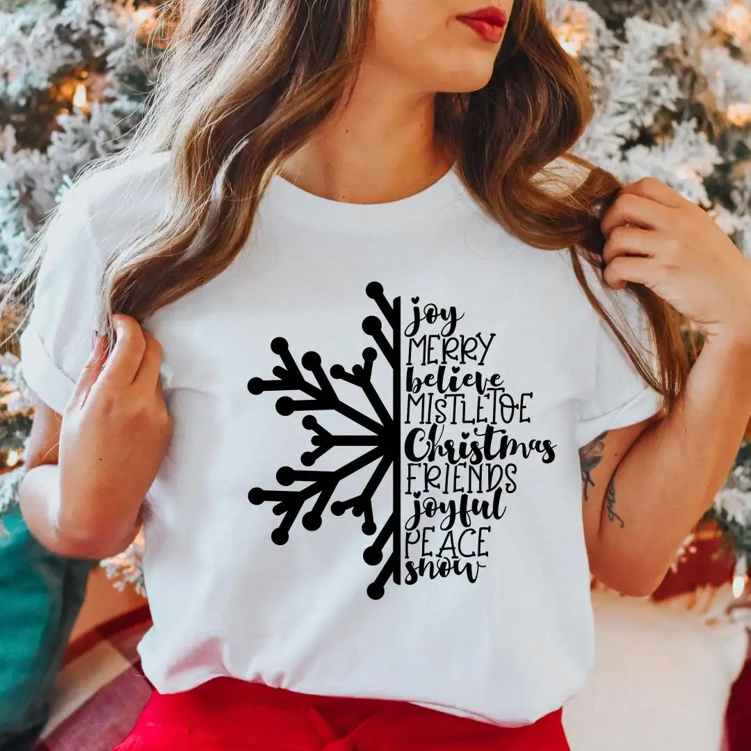 Women's Christmas Shirt | Merry Believe Holiday Gift