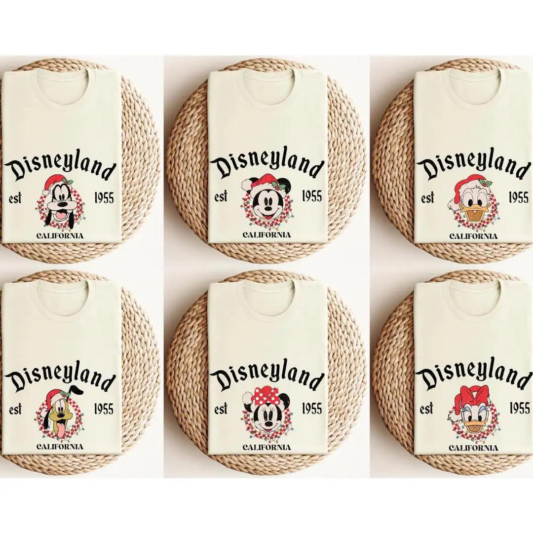 Disneyland Christmas Shirt | Mickey and Friends Character Shirt