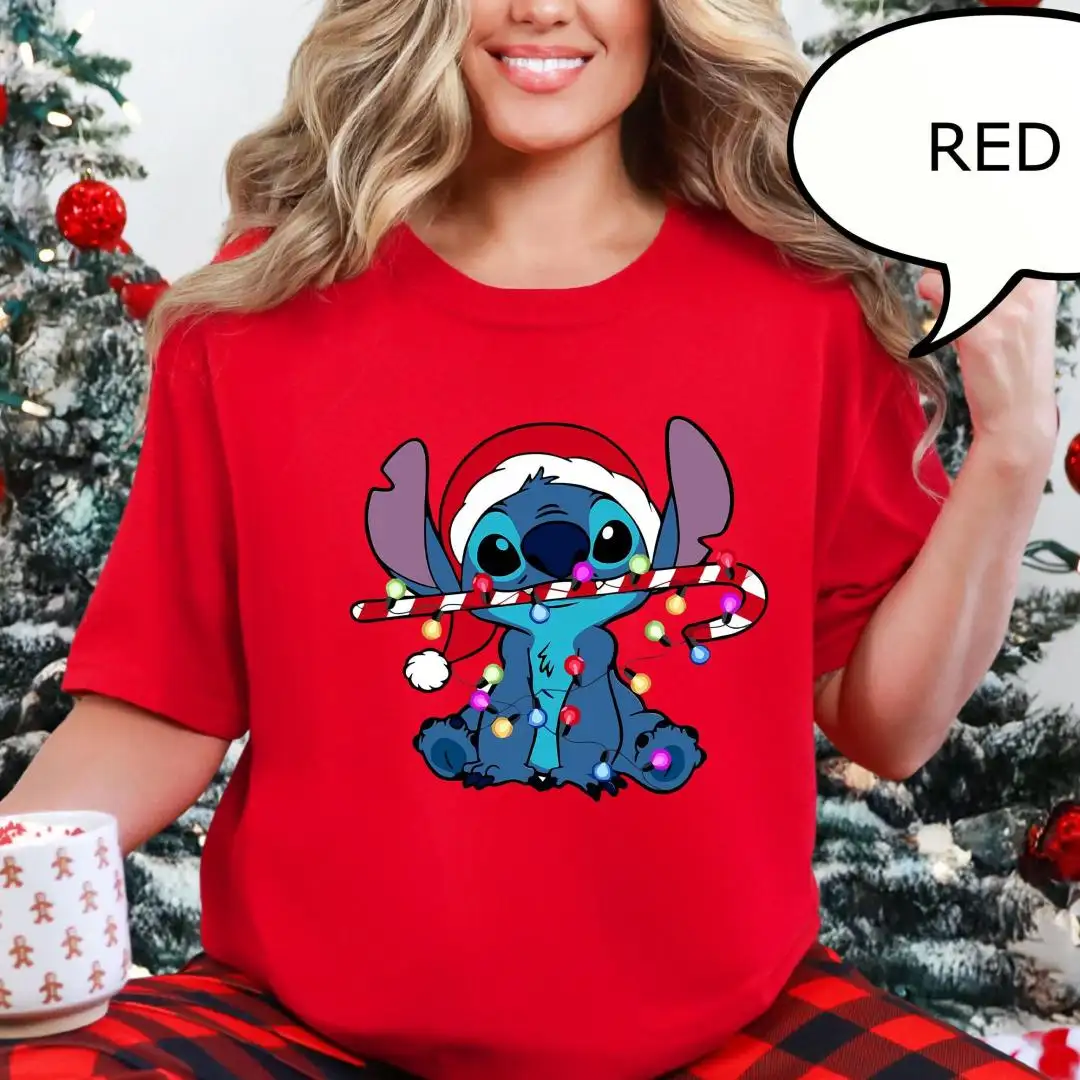Disney Stitch Christmas Shirt for Lovers
