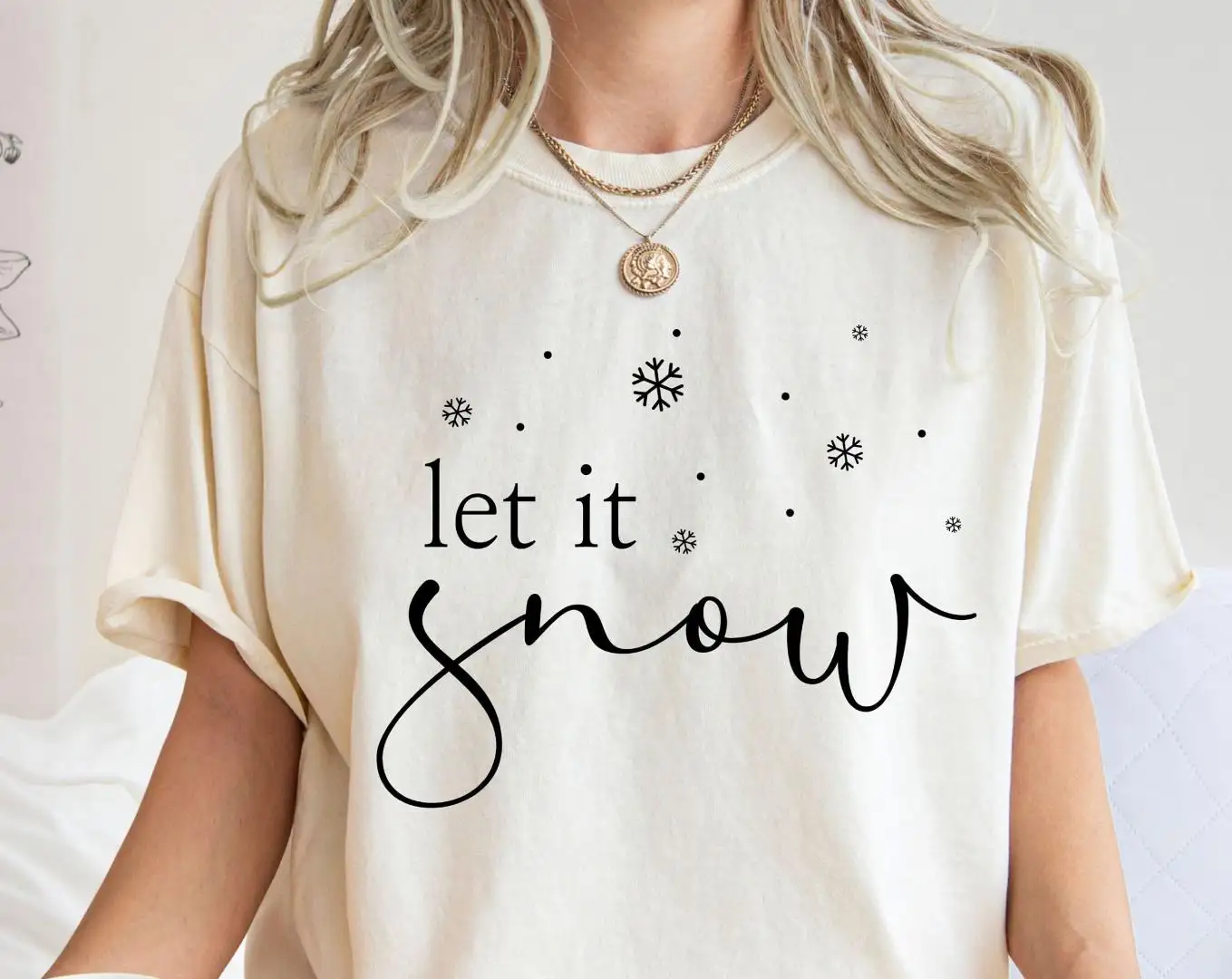 Let It Snow Holiday Shirt for Winter