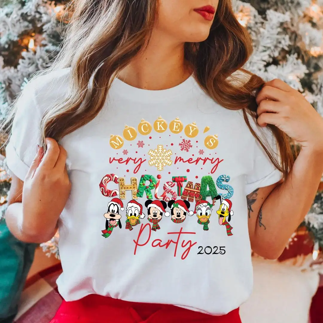Disney Christmas Party Shirt for Mickey's Very Merry 2025