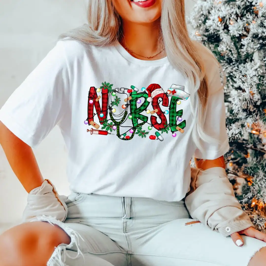 Christmas Nurse Shirt | Funny Holiday Gift for Women