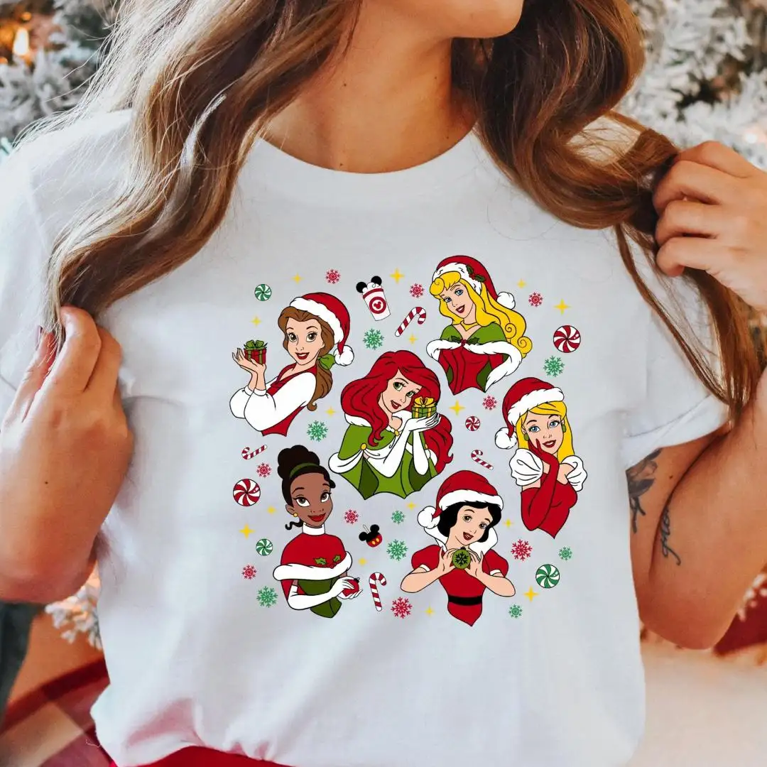 Disney Princess Christmas Shirt for Holiday Parties