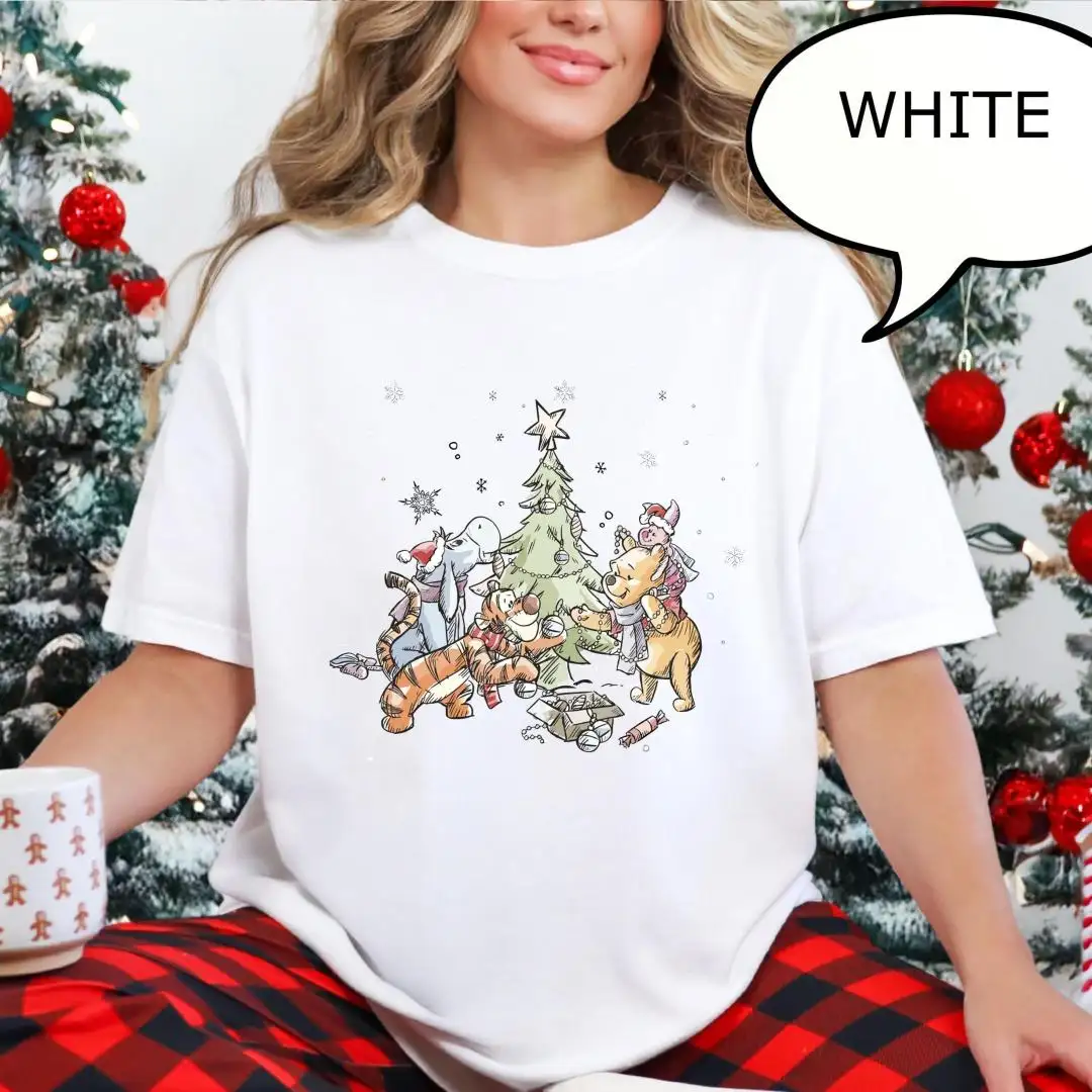 Disney Winnie The Pooh Christmas Family Shirt