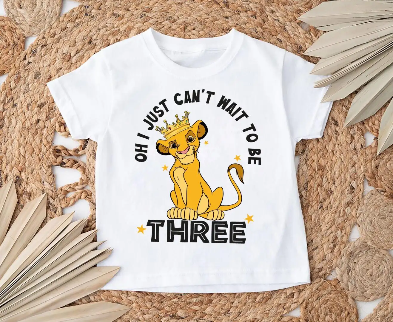 Disney Lion King Birthday Shirt for Three Year Old Boy