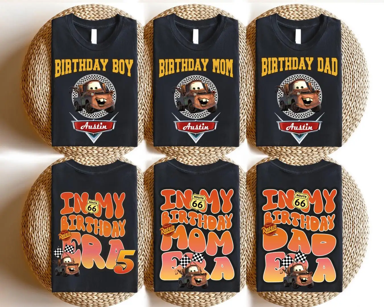 Disney Pixar Cars Birthday Boy Shirt