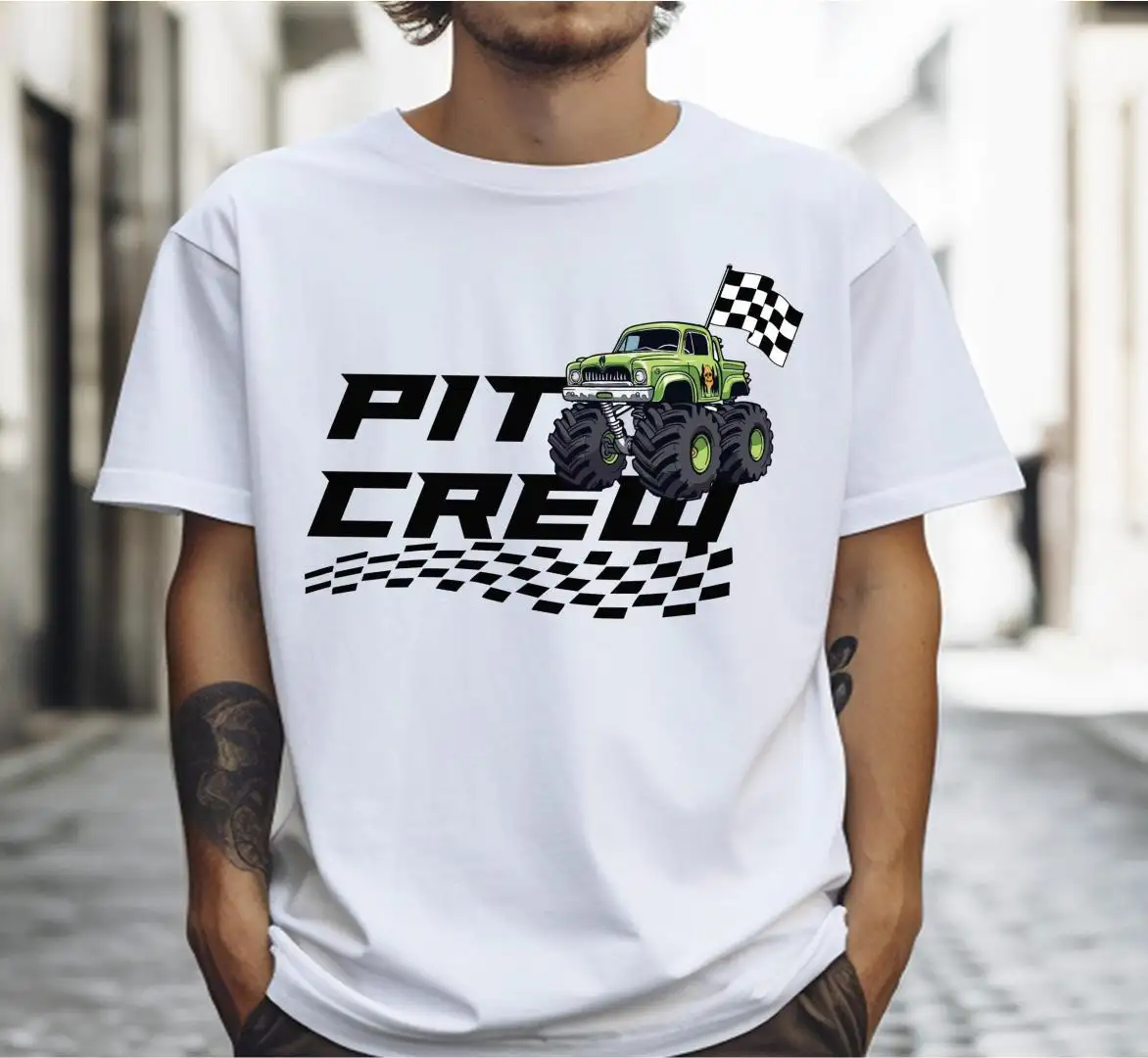 Pit Crew Racing Shirt for Family Birthday Party