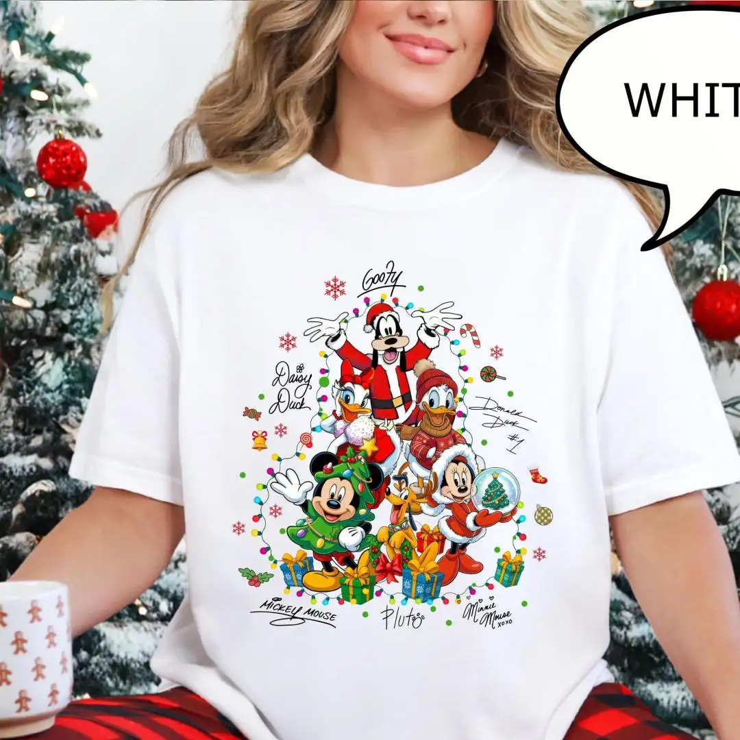 Comfort Colors Disney Christmas Shirt for Mickey Fans