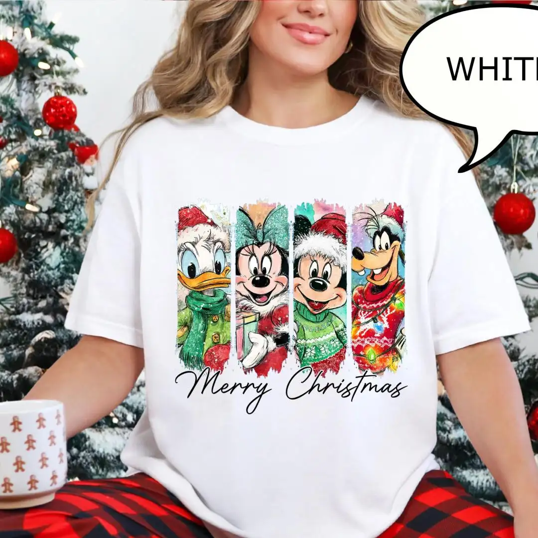 Comfort Colors Disney Christmas Shirt for Mickey Fans