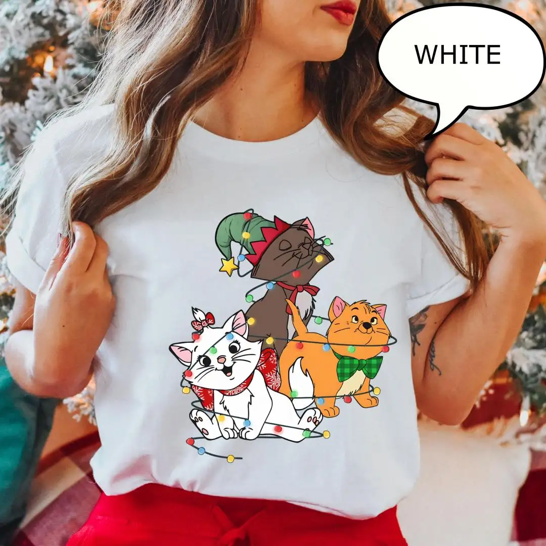 Disney Aristocats Christmas Shirt for Cat Lovers