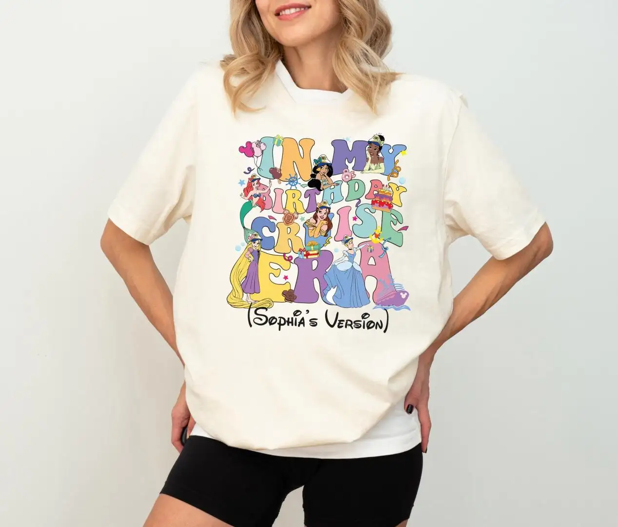 Disney Birthday Princess Cruise Era Shirt for Girls