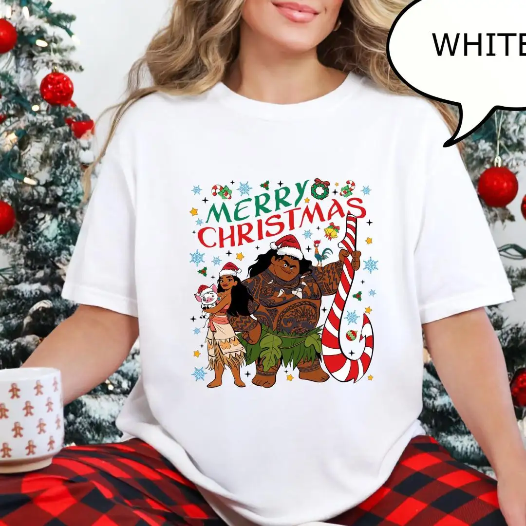 Moana Christmas Shirt for Disney Princess Fans