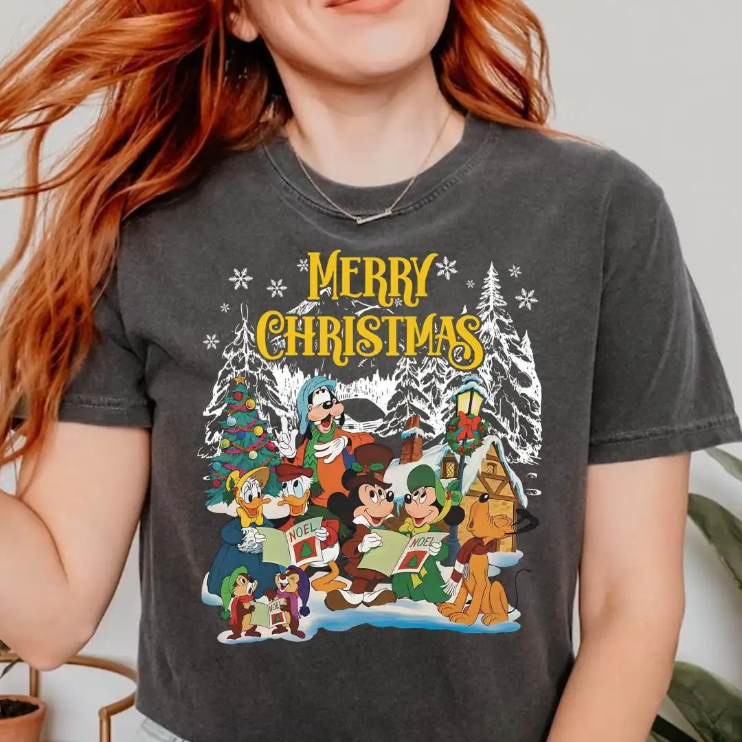 Comfort Colors Christmas Shirt | Magical Mickey Holiday Shirt