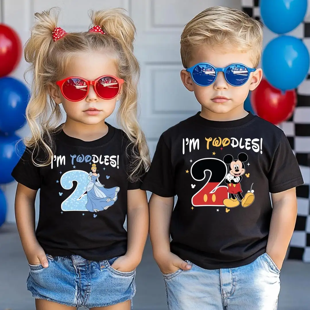 Kids 2nd Birthday Shirt | Twodles Princess Toy Story Shirt