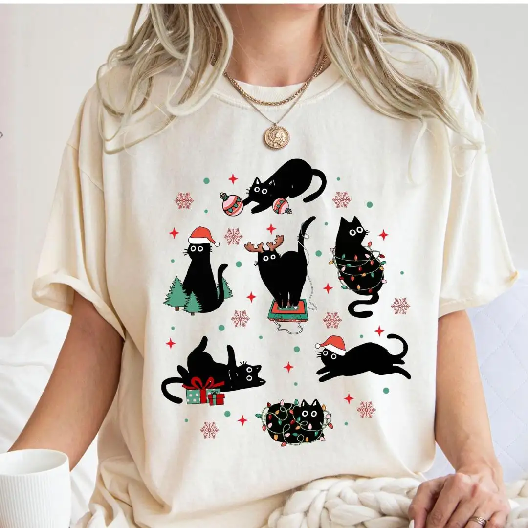 Christmas Cats Shirt for Pet Owners & Cat Lovers