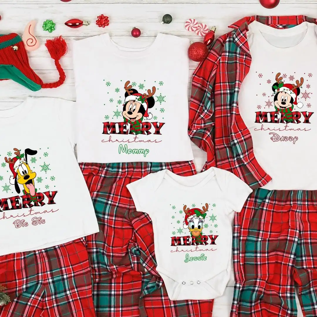 Custom Disney Family Christmas Shirt