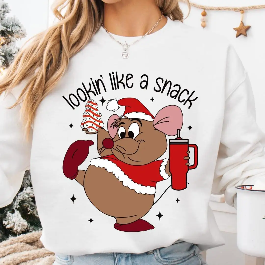 Disney Gus Gus Christmas Shirt for Women