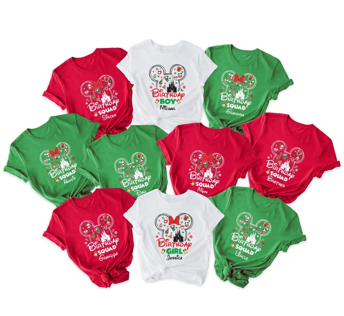 Disney Christmas Birthday Shirt for Boys