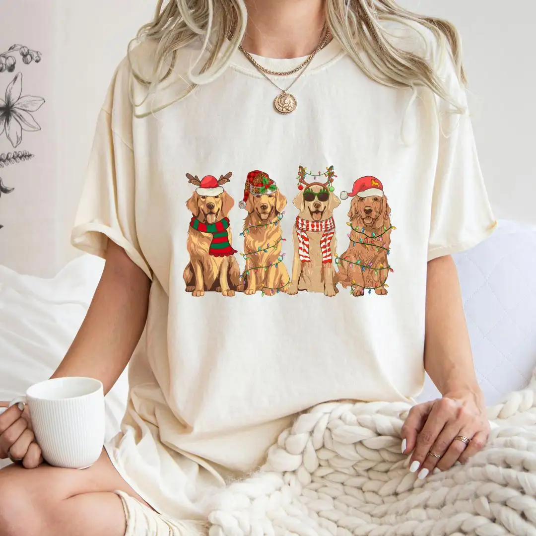 Christmas Dogs Shirt for Dog Lovers Holiday Gift
