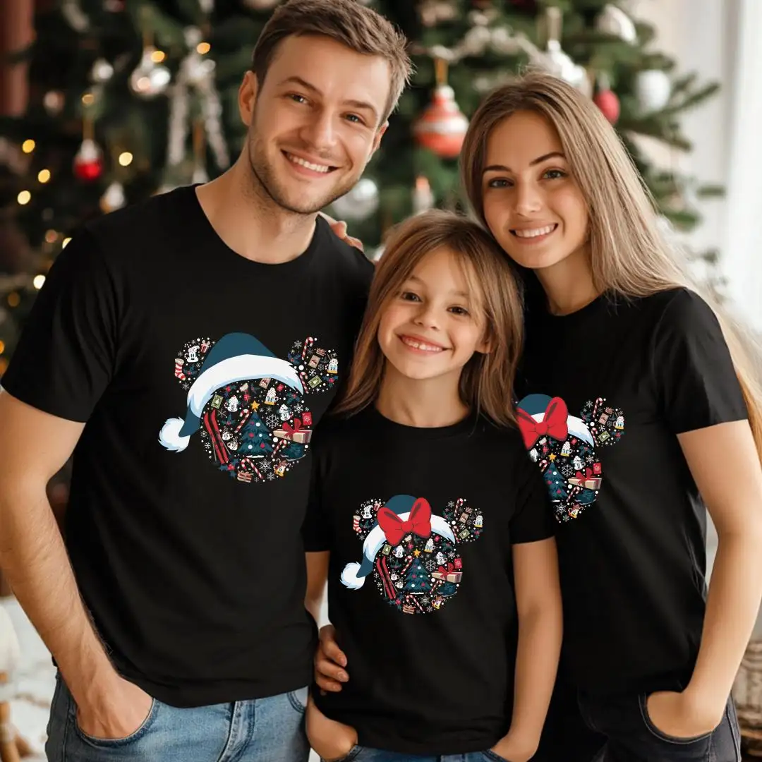Disney Christmas Shirt for Couples Mickey and Minnie