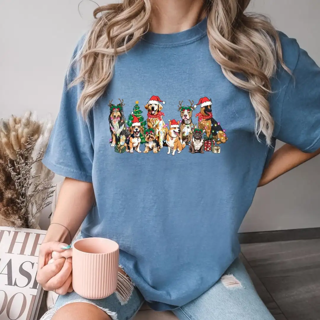 Christmas Dog Shirt for Dog Lovers Holiday Gift