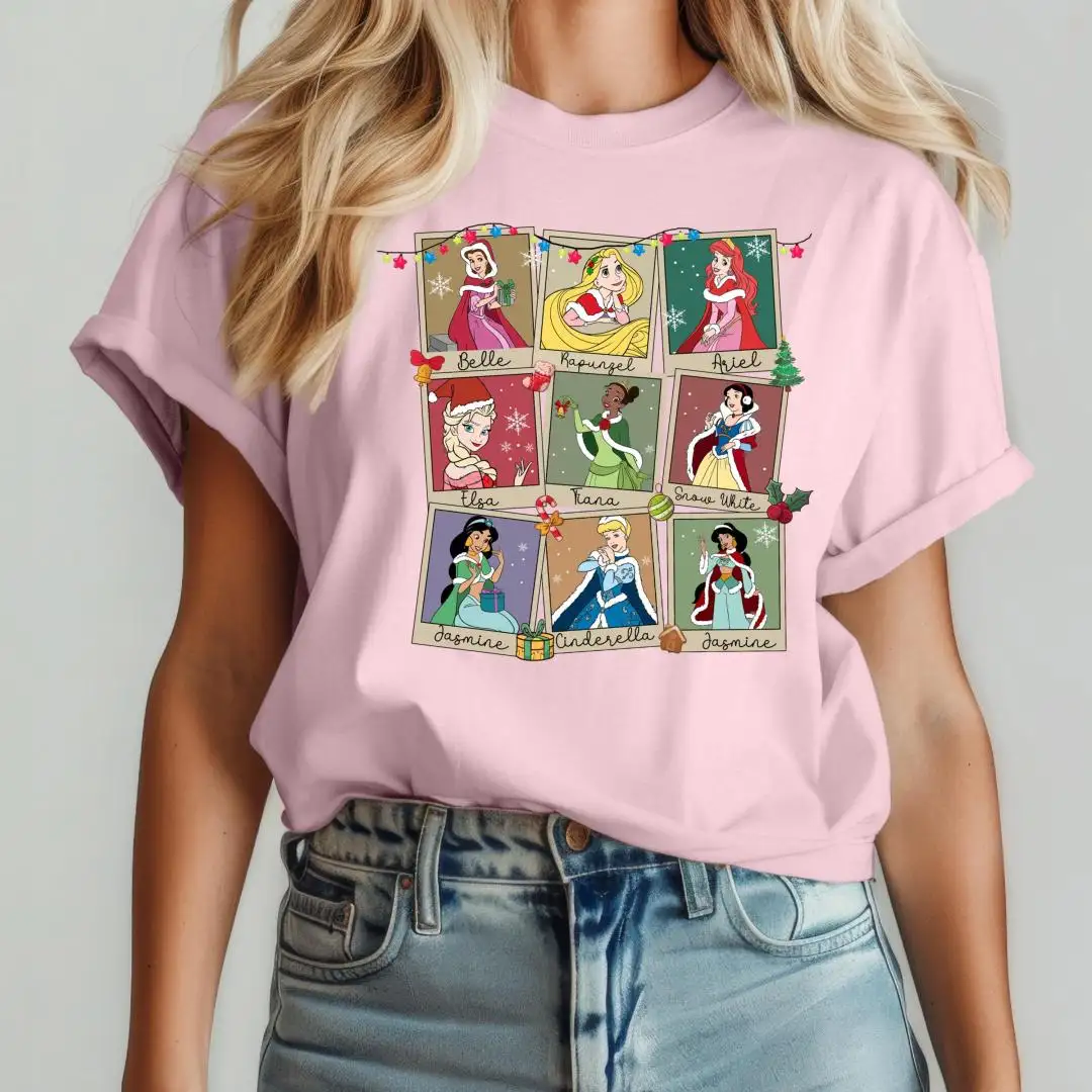 Disney Princess Christmas Shirt for Holiday Gifts