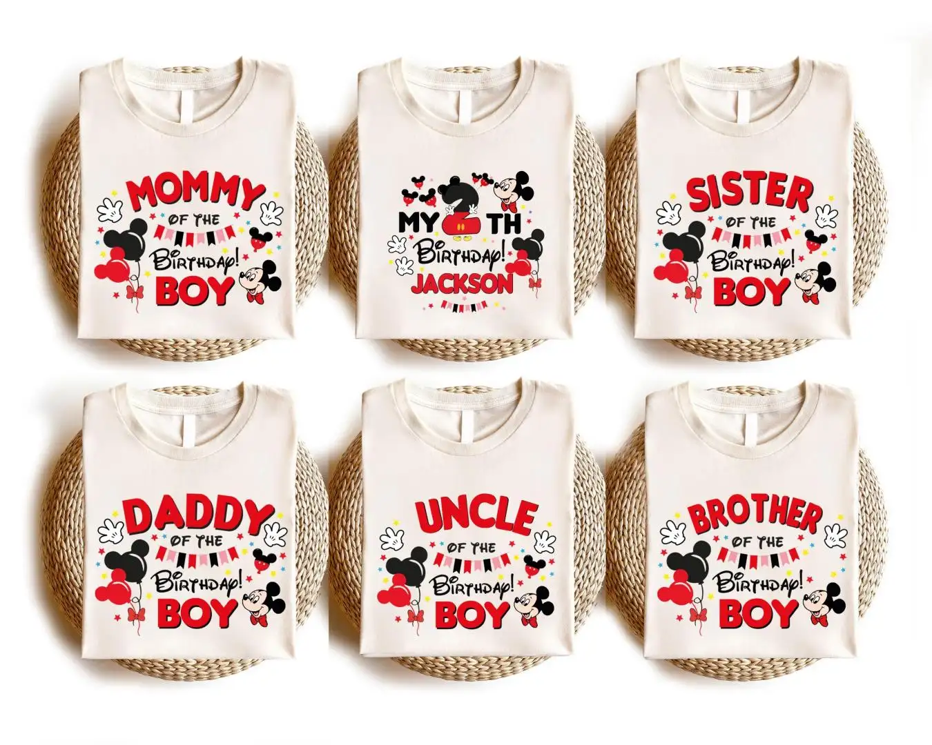 Disney Mickey Birthday Boy Shirt for Kids Party