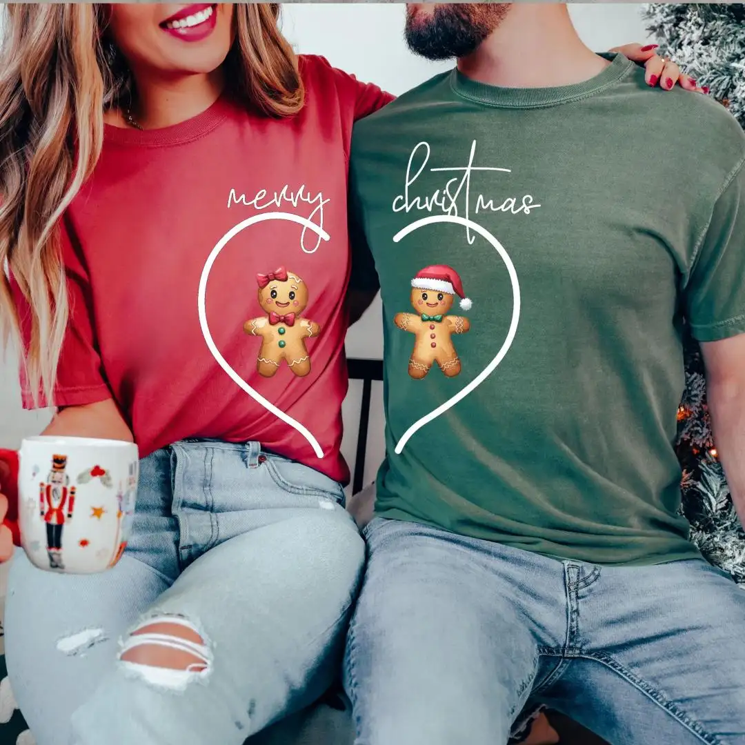 Christmas Couples Shirt | Gingerbread Cookie Gift