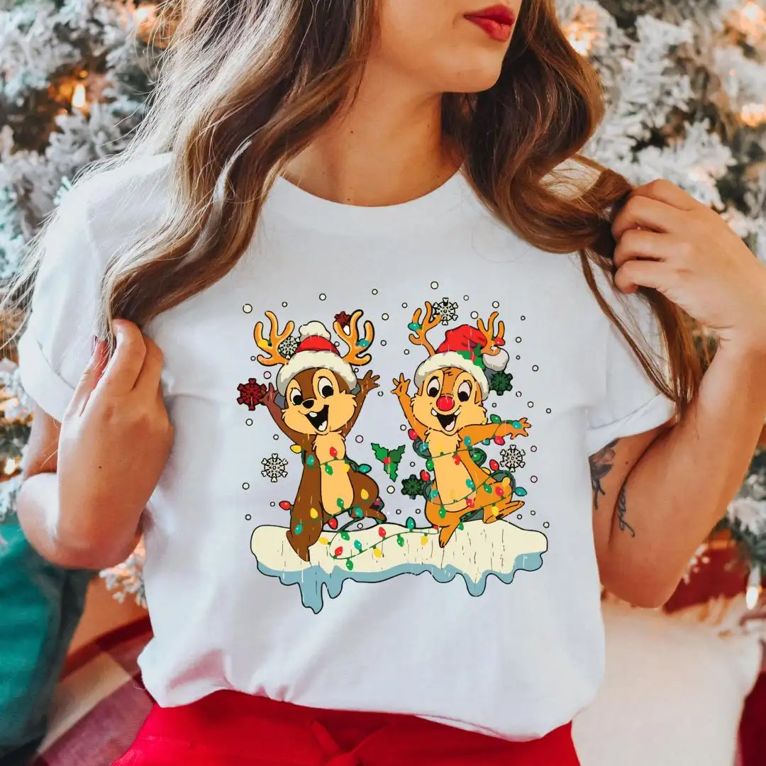 Disney Chip and Dale Christmas Family Shirt