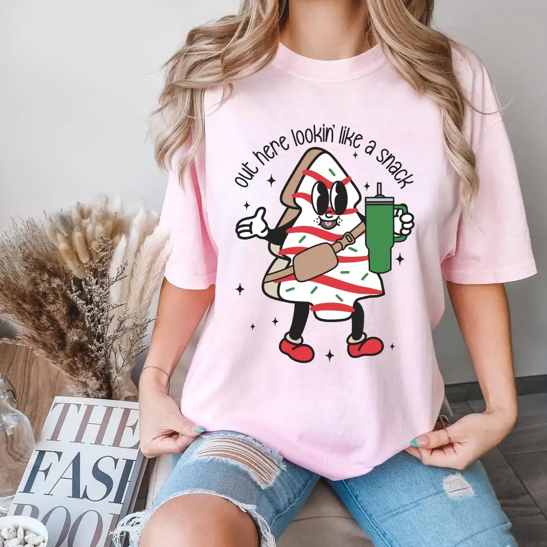 Christmas Tree Cake Shirt for Holiday Comfort Colors