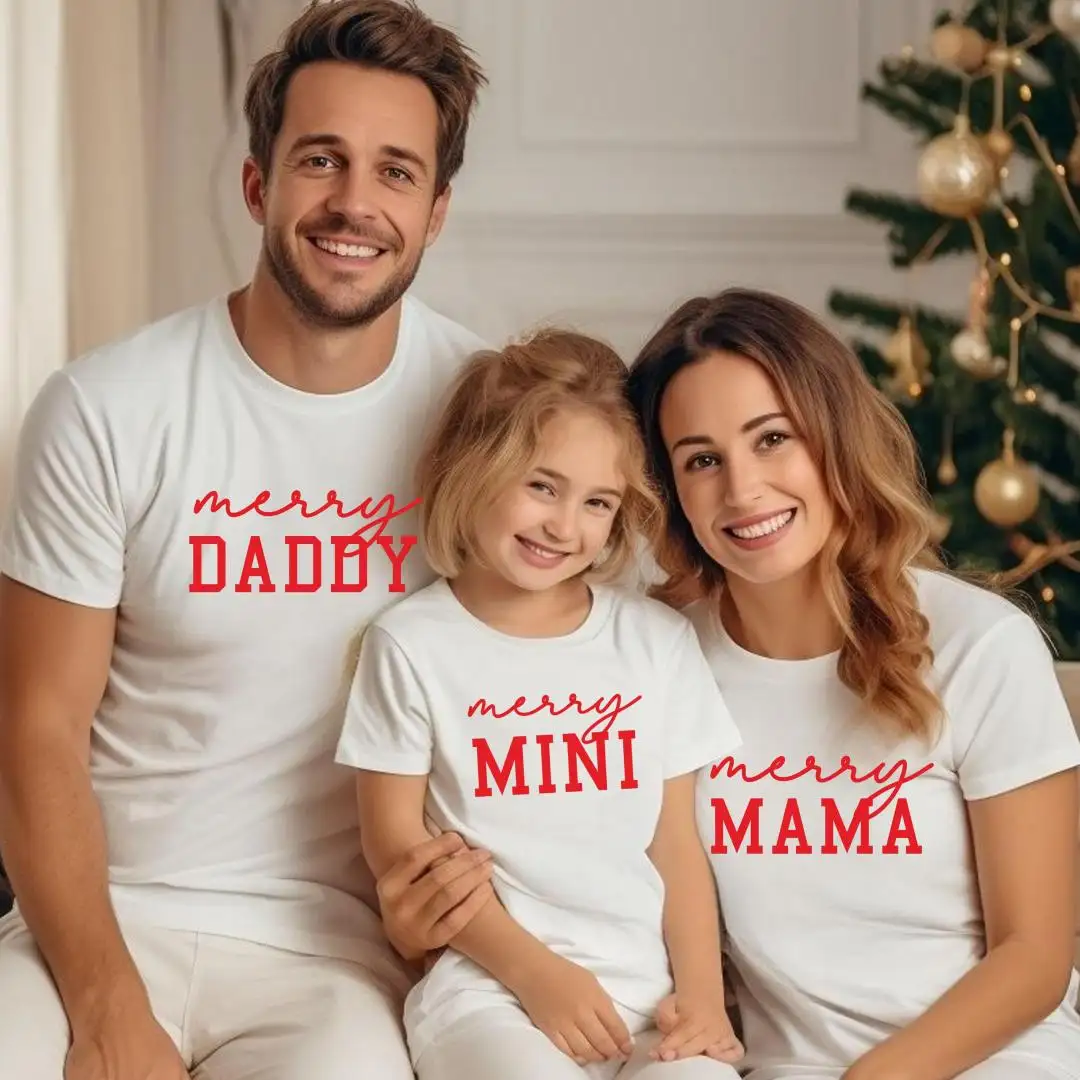 Comfort Colors Christmas Family Matching Shirt