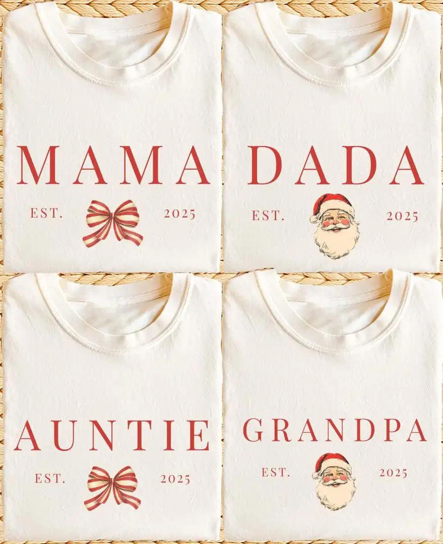 Christmas Family Matching Shirt for Grandparents