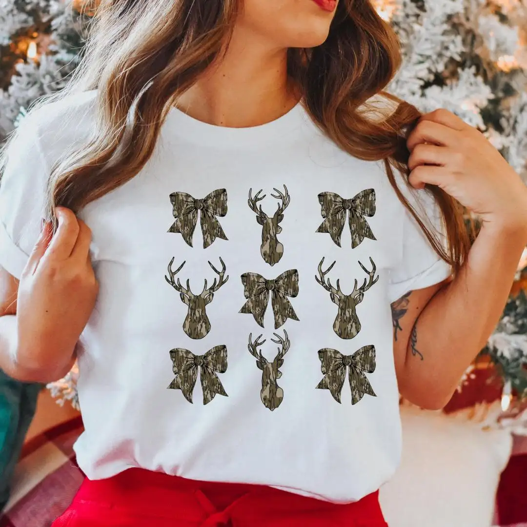 Comfort Colors Christmas Reindeer Shirt for Holiday Parties