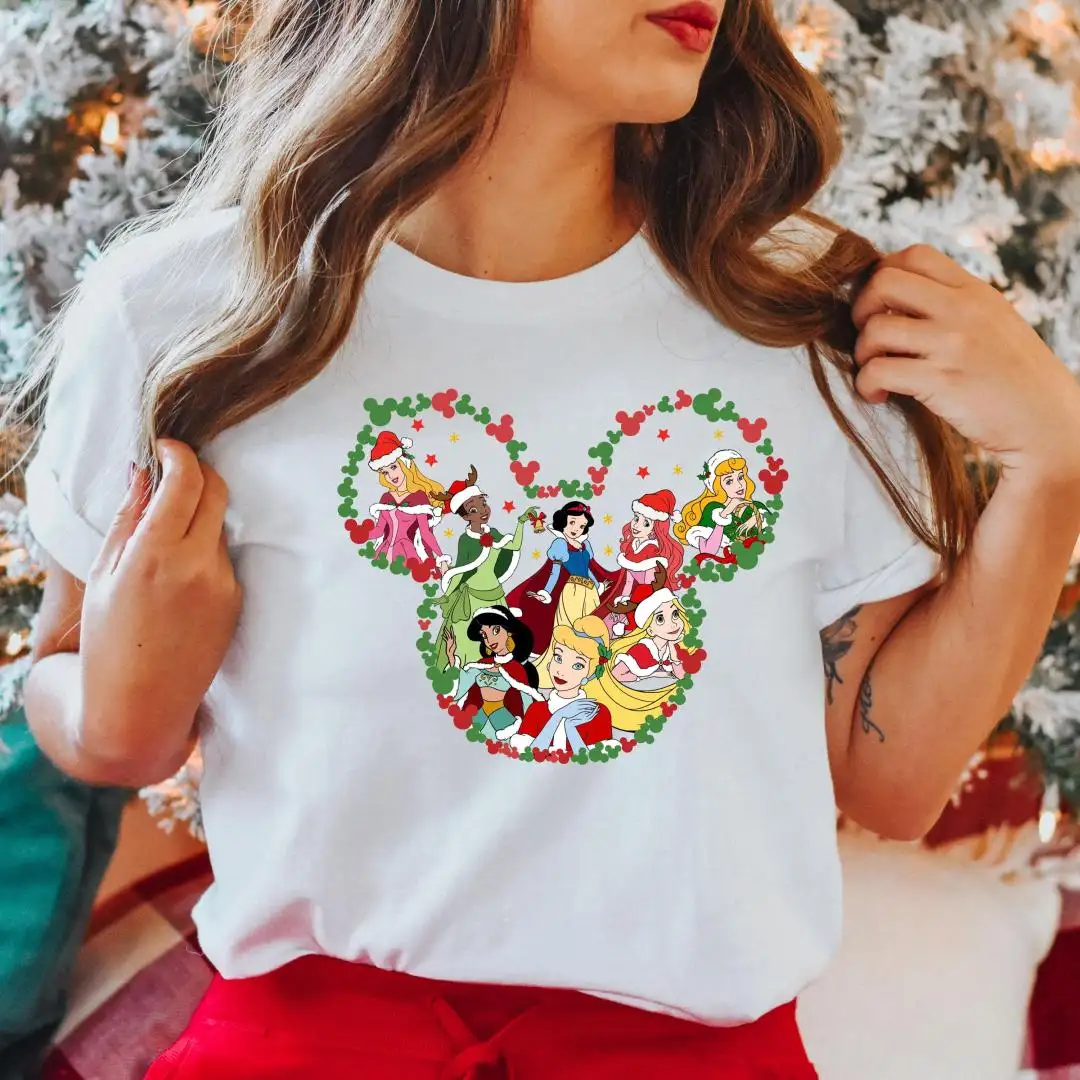 Disney Princess Christmas Shirt for Holiday Parties