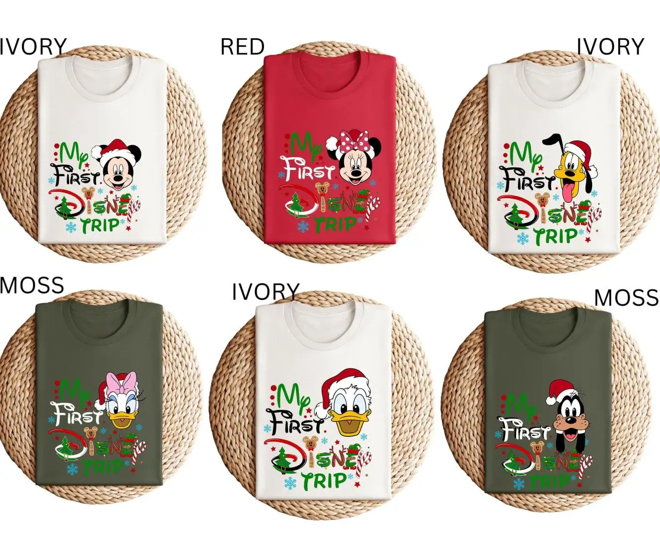 My First Disney Trip Shirt for Family Matching