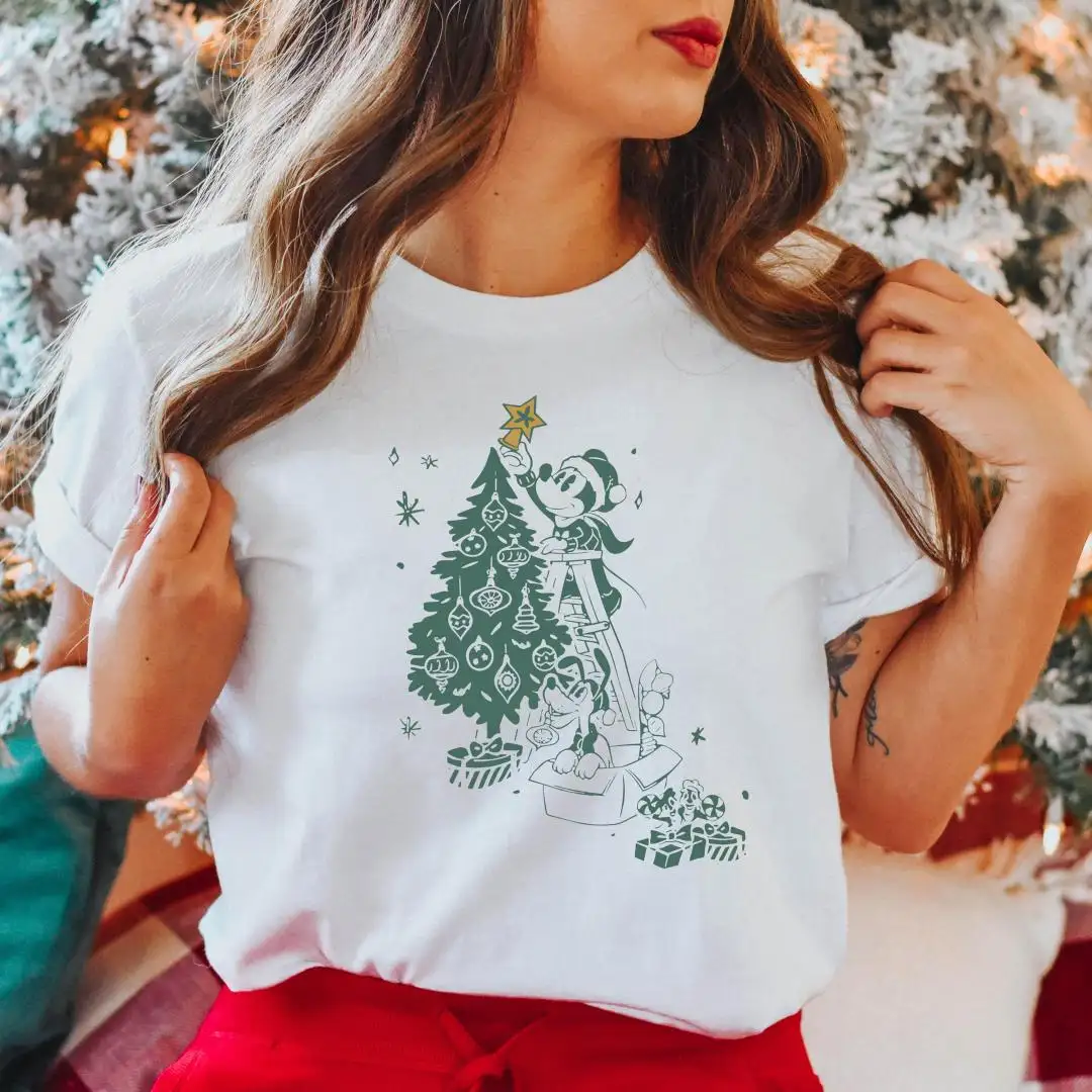 Mickey Mouse Christmas Tree Shirt for Holiday Gifting