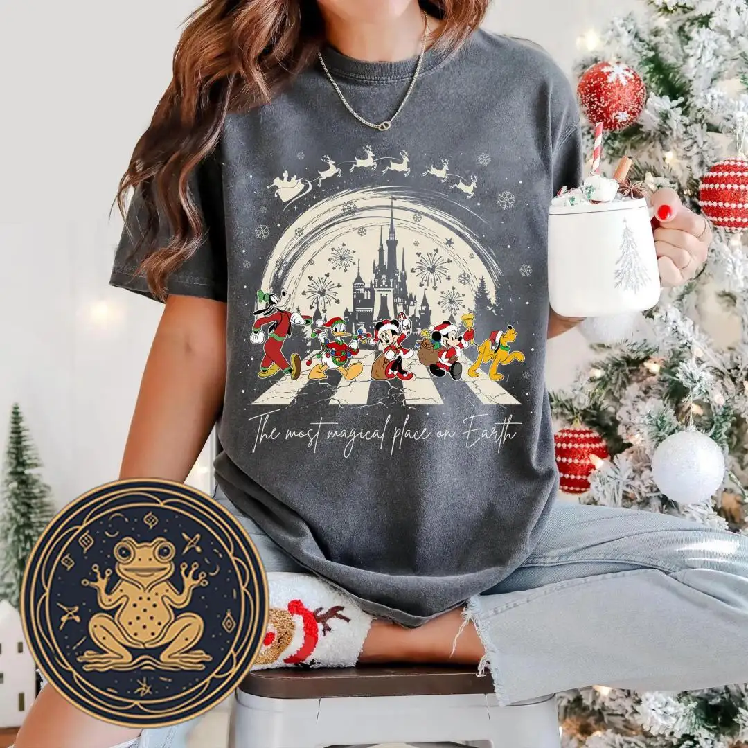 Disney Christmas Family Retro Shirt Magic Kingdom