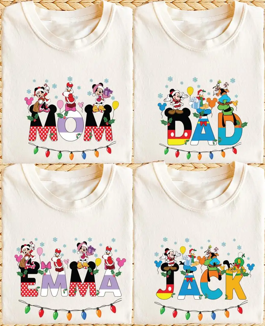 Disney Christmas Family Matching Shirt