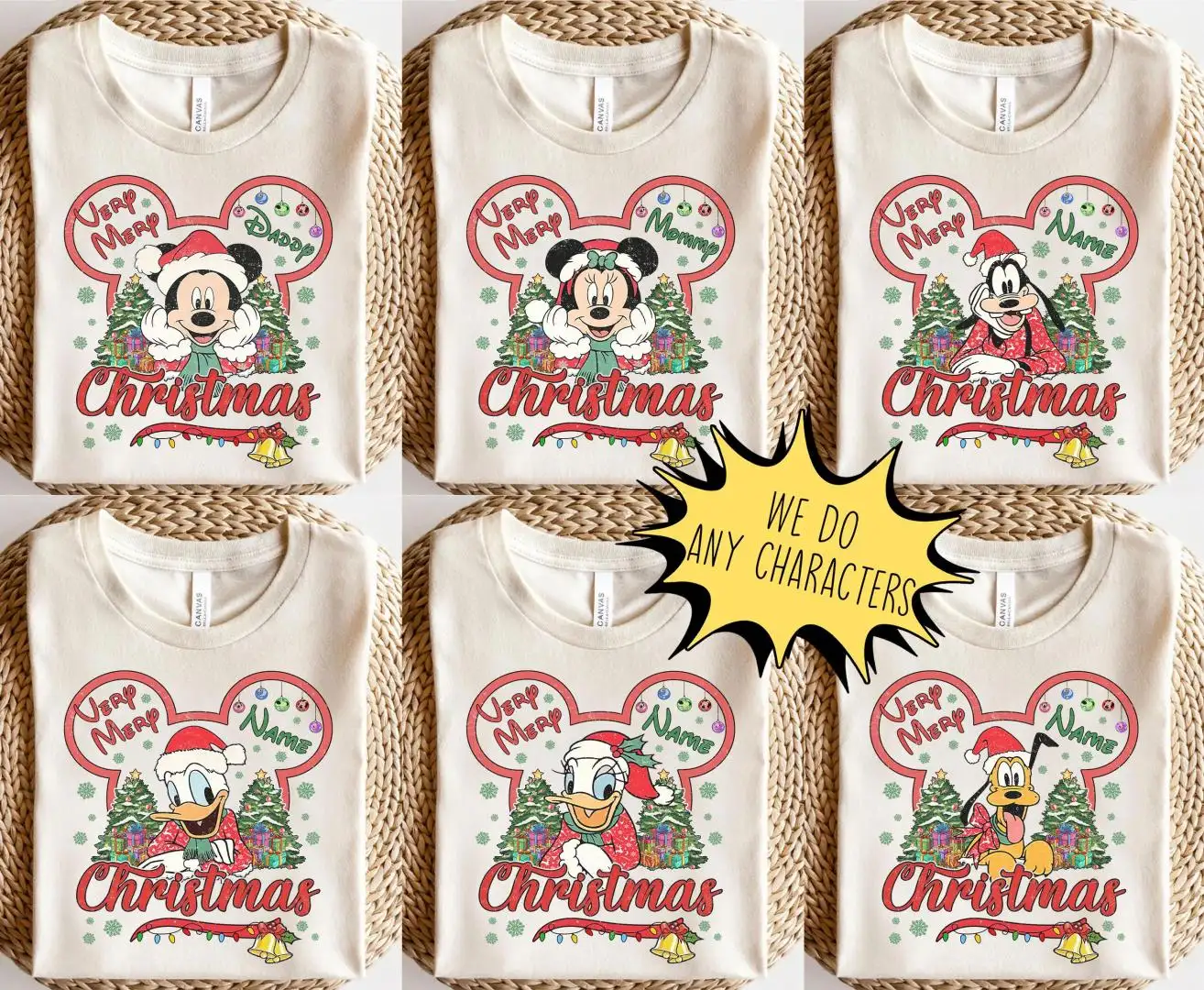 Disney Christmas Shirt for Family Mickey and Friends Trip