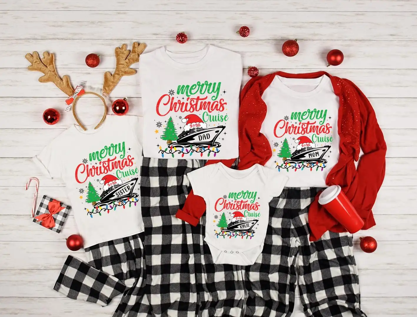 Personalized Christmas Cruise Family Shirt