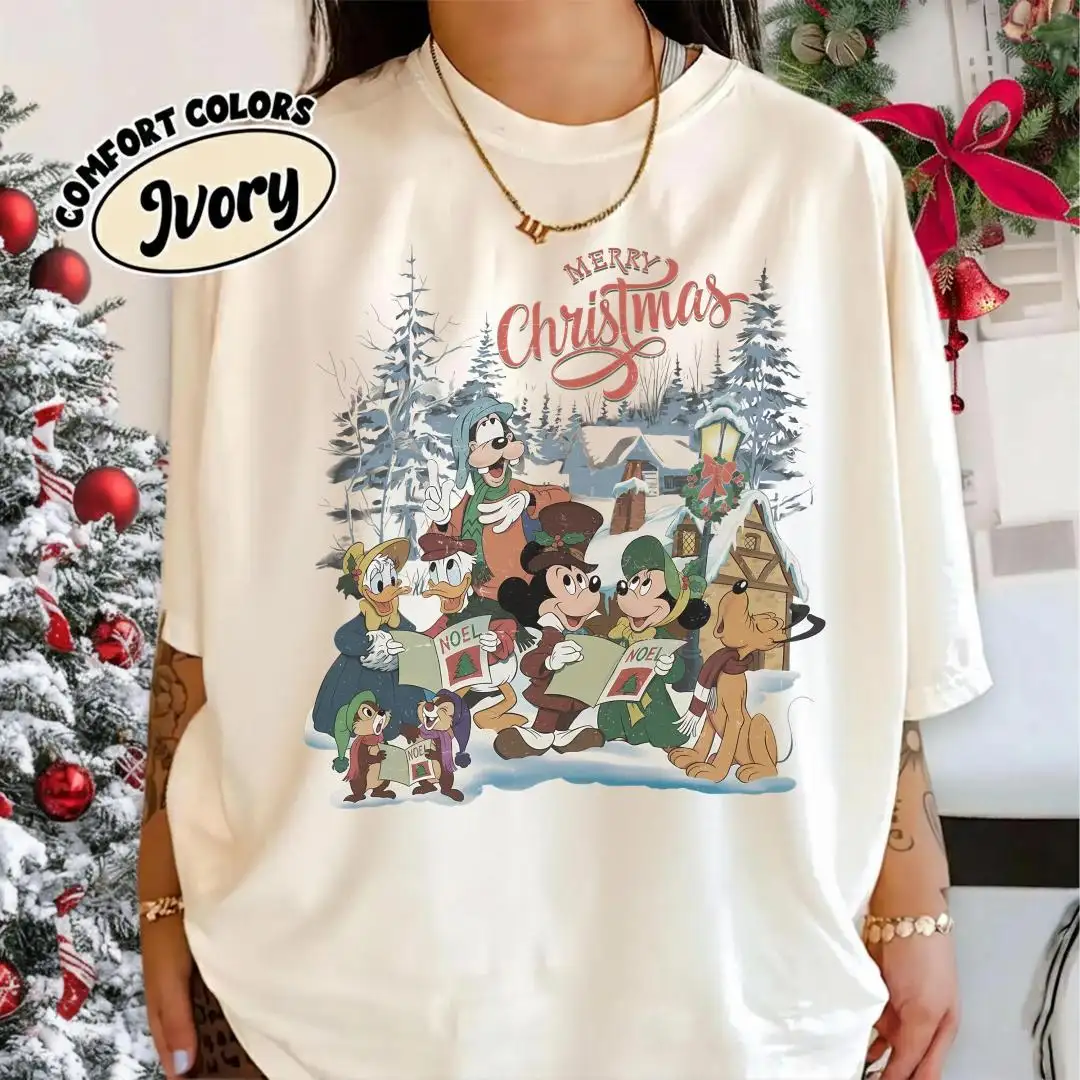 Retro Disney Christmas Shirt for Mickey's Very Merry Party