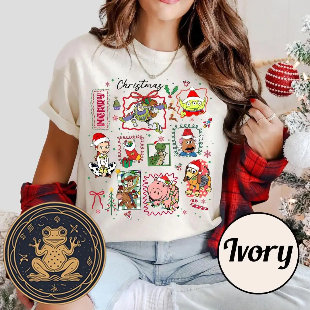 Vintage Disney Toy Story Christmas Shirt for Kids