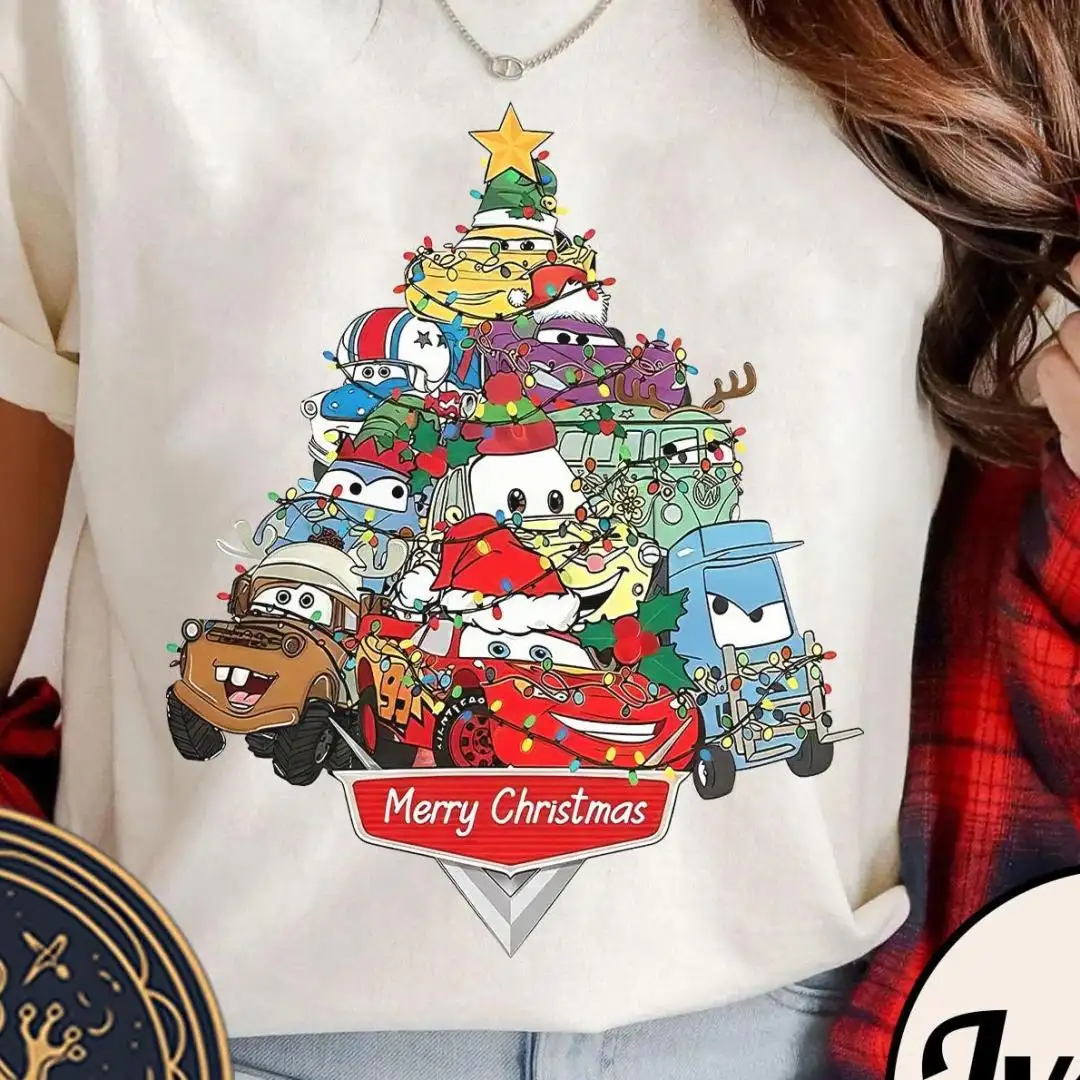 Disney Cars Christmas Lights Shirt for Family