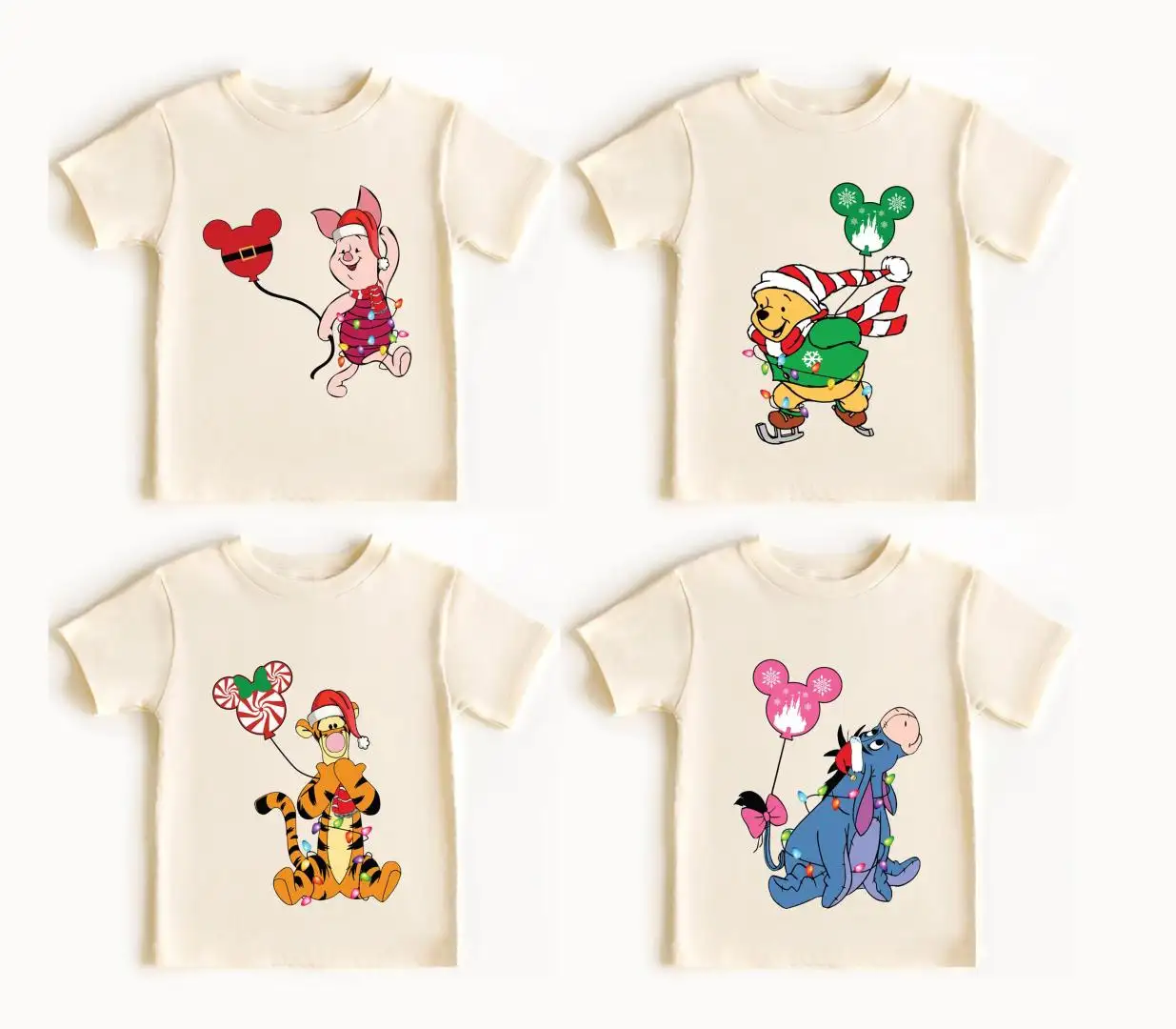 Disney Winnie The Pooh Christmas Shirt For Kids
