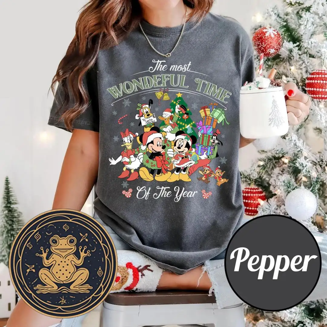 Retro Mickey Disney Christmas Shirt for Family