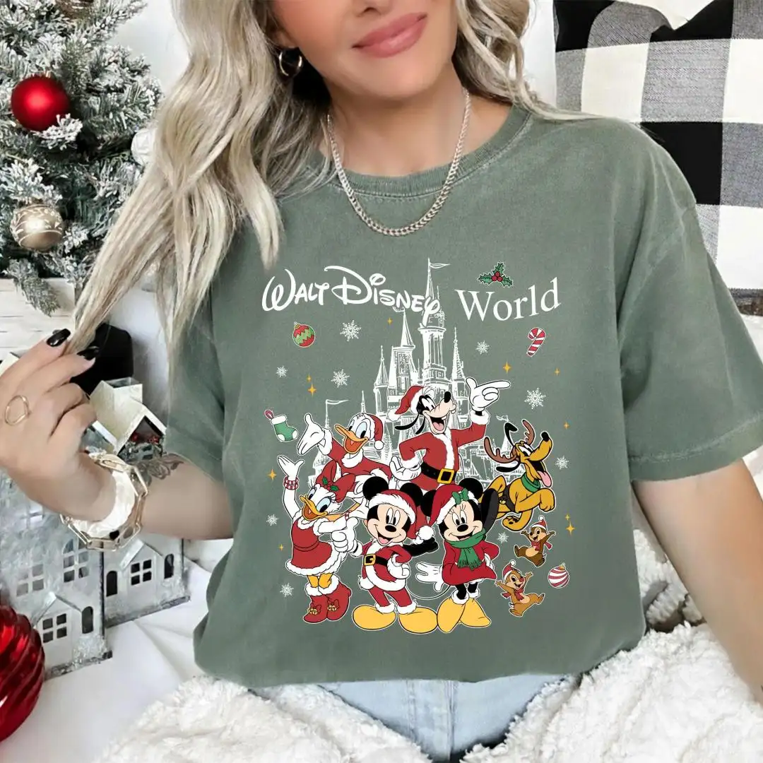 Disney World Christmas Shirt for Family with Mickey